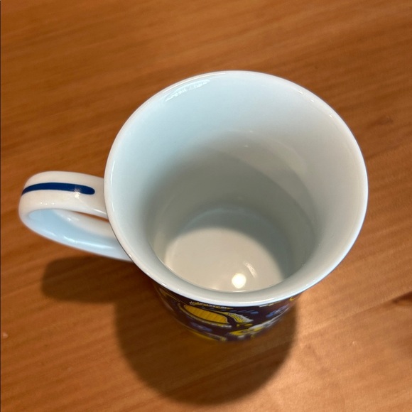 Vera Bradley Coffee Tea Mug Elephants & Flowers Blue Yellow - Picture 4 of 7